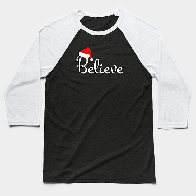 Believe Baseball T-Shirt by hoopoe